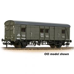 Graham Farish N Scale, 374-419 BR (Ex SR) CCT Covered Carriage Truck, BR Departmental Olive Green Livery small image