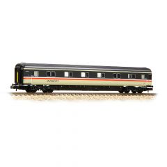 Graham Farish N Scale, 374-478 BR Mk3A SLEP Sleeper Either Class with Pantry 10541, BR InterCity (Swallow) Livery small image