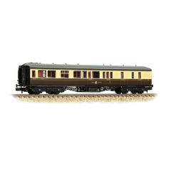 Graham Farish N Scale, 374-511B GWR Hawksworth 63' Brake Third Corridor 846, GWR Chocolate & Cream Livery small image