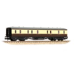 Graham Farish N Scale, 374-590 GWR Hawksworth 63' Passenger Brake 316, GWR Chocolate & Cream Livery small image