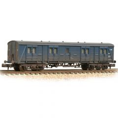 Graham Farish N Scale, 374-632A BR (Ex SR) Bogie B Luggage Van S210, BR Blue Livery, Weathered small image