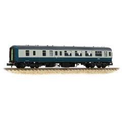 Graham Farish N Scale, 374-680C BR Mk2A BSO Brake Second Open W9434, BR Blue & Grey Livery small image