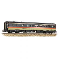 Graham Farish N Scale, 374-693A BR Mk2F BSO Brake Second Open 9516, BR InterCity (Swallow) Livery small image