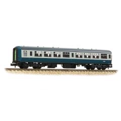 Graham Farish N Scale, 374-710C BR Mk2A TSO Tourist Second Open W5333, BR Blue & Grey Livery small image