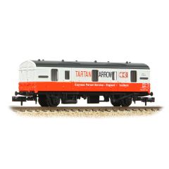 Graham Farish N Scale, 374-786A Tartan Arrow (Ex BR) Mk1 CCT Covered Carriage Truck M94170, Tartan Arrow Livery small image