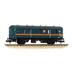 Graham Farish N Scale, 374-788A BR Mk1 NPV (Ex-CCT) Covered Carriage Truck M94590, BR Red Star Express Parcels Livery small image