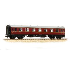 Graham Farish N Scale, 374-808A BR Mk1 RFO Restaurant First Open E2, BR Maroon Livery small image