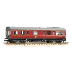 Graham Farish N Scale, 374-875 LMS Stanier 50' Inspection Saloon 45028, LMS Crimson Lake Livery small image