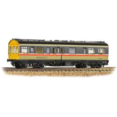 Graham Farish N Scale, 374-879 BR (Ex LMS) Stanier 50' Inspection Saloon DM45029, BR InterCity (Swallow) Livery small image