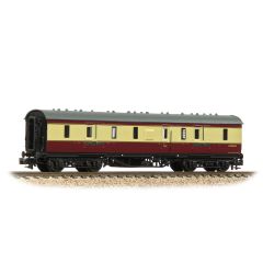 Graham Farish N Scale, 374-886A BR (Ex LMS) Stanier 50' Period III Full Brake M30968M, BR Crimson & Cream Livery small image