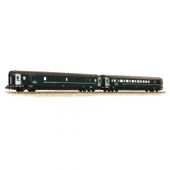 Graham Farish N Scale, 374-997A BR Mk3 'Night Riviera' 2-Coach Pack, GWR Green (FirstGroup) - Pack B small image