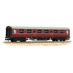 Graham Farish N Scale, 376-202 BR (Ex LNER) Thompson First Corridor E11176E, BR Maroon Livery small image