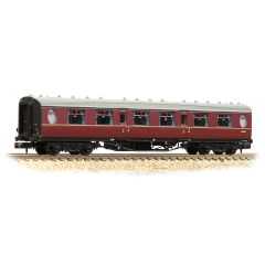 Graham Farish N Scale, 376-202A BR (Ex LNER) Thompson First Corridor E11185E, BR Maroon Livery small image