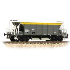 Graham Farish N Scale, 377-001B BR YGH 'Seacow' Bogie Hopper DB982599, BR Engineers Grey & Yellow Livery small image