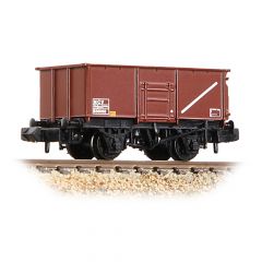 Graham Farish N Scale, 377-257 BR 16T Steel Mineral Wagon B561093, BR Bauxite Livery small image
