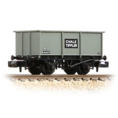 Graham Farish N Scale, 377-276C BR 27T Steel Tippler B383327, BR Grey Livery small image