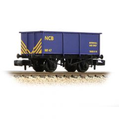 Graham Farish N Scale, 377-282A NCB (Ex BR) 27T Steel Tippler 47, NCB Blue Livery small image
