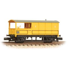 Graham Farish N Scale, 377-379 BR (Ex GWR) 20T 'Toad' Brake Van, Diag. AA15 DW68983, BR Departmental Yellow Livery small image