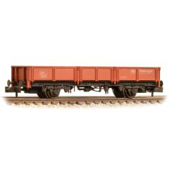 Graham Farish N Scale, 377-551B BR OCA Open Wagon 112016, BR Railfreight Red Livery, Weathered small image