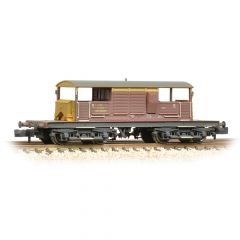 Graham Farish N Scale, 377-877 EWS (Ex SR) 25T 'Queen Mary' Brake Van ADS56299, EWS Livery, Weathered small image