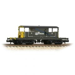 Graham Farish N Scale, 377-878 BR (Ex SR) 25T 'Queen Mary' Brake Van, BR Departmental Olive Green Livery small image