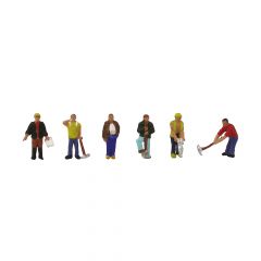 Graham Farish Scenecraft N Scale, 379-302 Construction Workers small image