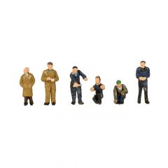 Graham Farish Scenecraft N Scale, 379-316 Factory Workers & Foreman small image