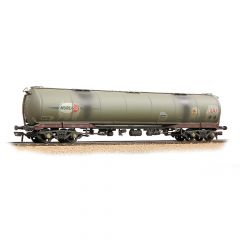 Bachmann Branchline OO Scale, 38-119B Private Owner (Ex BR) TEA 102T Bogie Tank Wagon 84110, 'Debranded, ex-Murco', Grey Livery, Weathered small image