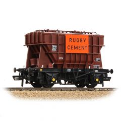 Bachmann Branchline OO Scale, 38-272A BR 22T 'Presflo' Cement Wagon, BR Bauxite (TOPS) Livery 'Rugby Cement' small image