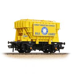 Bachmann Branchline OO Scale, 38-273 Private Owner (Ex BR) 22T 'Presflo' Cement Wagon PF55, 'Blue Circle Cement', Yellow Livery small image