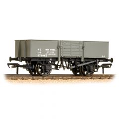 Bachmann Branchline OO Scale, 38-329A LNER 13T Steel Open Wagon, with Smooth Sides & Wooden Door 278985, LNER Grey Livery small image