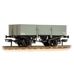 Bachmann Branchline OO Scale, 38-330 BR (Ex LNER) 13T Steel Open Wagon, with Smooth Sides & Wooden Door E279122, BR Grey (Early) Livery small image