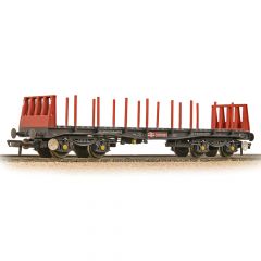 Bachmann Branchline OO Scale, 38-351B BR BAA Steel Carrier 900047, BR Railfreight Metals Sector Livery, Includes Wagon Load, Weathered small image