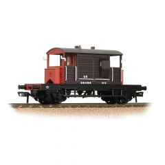 Bachmann Branchline OO Scale, 38-400B SR 25T 'Pill Box' Brake Van Right Hand Duckets 56466, SR Brown (Post 1936) Livery small image
