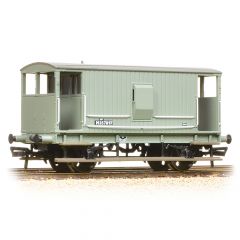 Bachmann Branchline OO Scale, 38-550A BR (Ex MR) 20T Brake Van, with Duckets M357897, BR Grey (Early) Livery small image