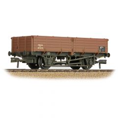 Bachmann Branchline OO Scale, 38-701A BR 12T Pipe Wagon B484163, BR Bauxite (Late) with Pre-TOPS Panel Livery, Weathered small image