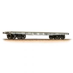 Bachmann Branchline OO Scale, 38-741 LMS (Ex WD) 40T 'Parrot' Bogie Wagon 279158, LMS Grey Livery small image