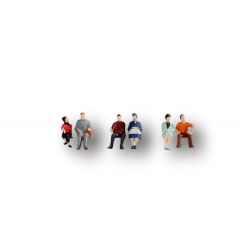 Noch N Scale, 38130 Sitting People (No Benches) (Hobby Figures) small image