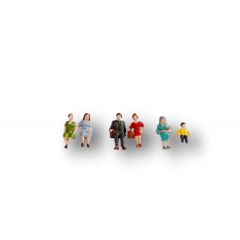 Noch N Scale, 38131 Sitting People (No Benches) (Hobby Figures) small image