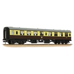 Bachmann Branchline OO Scale, 39-054DPF BR Mk1 TSO Tourist Second Open W3802, BR (WR) Chocolate & Cream Livery, Includes Passenger Figures small image