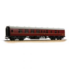 Bachmann Branchline OO Scale, 39-084PF BR Mk1 BSK Brake Second Corridor SC35393, BR Maroon Livery, Includes Passenger Figures small image