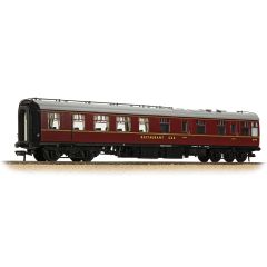 Bachmann Branchline OO Scale, 39-103D BR Mk1 RU Restaurant Unclassified SC1949, BR Maroon Livery small image