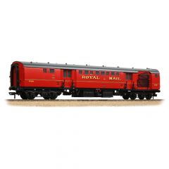 Bachmann Branchline OO Scale, 39-421C Royal Mail Post Office Red (Ex BR) Mk1 POS Post Office Sorting Van W80301, Royal Mail Post Office Red Livery with Net small image