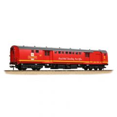 Bachmann Branchline OO Scale, 39-422A Royal Mail (Ex BR) Mk1 POS Post Office Sorting Van 80301, Royal Mail Travelling Post Office Red Livery small image
