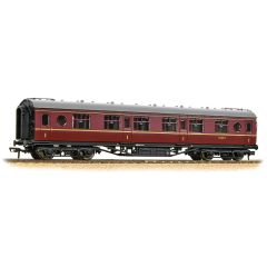 Bachmann Branchline OO Scale, 39-456 BR (Ex LMS) Stanier 57' 'Porthole' First Corridor M1126M, BR Maroon Livery small image