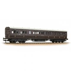 Bachmann Branchline OO Scale, 39-614 SE&CR Birdcage 60' Composite Lavatory 1156, SE&CR Wellington Brown Livery small image