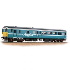 Bachmann Branchline OO Scale, 39-736DC Anglia Mk2F DBSO (Refurbished) Driving Brake Second Open 9704, Anglia Livery, DCC Fitted small image