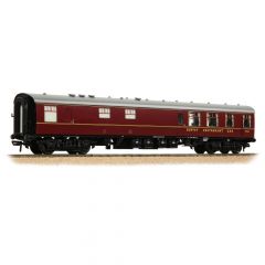 Bachmann Branchline OO Scale, 39-850 BR Mk1 RB Restaurant Buffet E1664, BR Maroon Livery small image