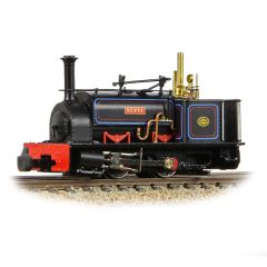 Bachmann Narrow Gauge OO-9 Scale, 391-052 Private Owner Quarry Hunslet Tank 0-4-0T, 'Nesta' Penrhyn Quarry Lined Black Livery, DCC Ready small image