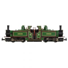 Bachmann Narrow Gauge OO-9 Scale, 391-100 Festiniog Railway (Ex Ffestiniog Railway) Double Fairlie (Two Half Cabs) 0-4-4-0, 'Merddin Emry's' FR Lined Green Livery, DCC Ready small image